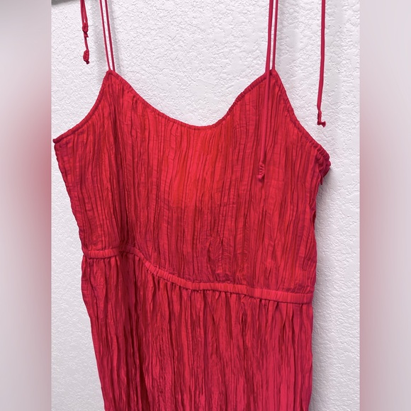 ✨ Ulla Johnson Orla Dress | Size 12 | Romantic Plissé Satin ✨ - Picture 5 of 11